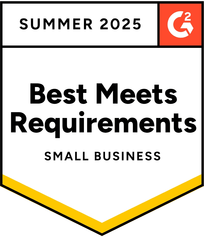 ZeroBounce has become a Small Business Best Meets Requirements for G2 for the Summer of 2025 as the email verifier.
