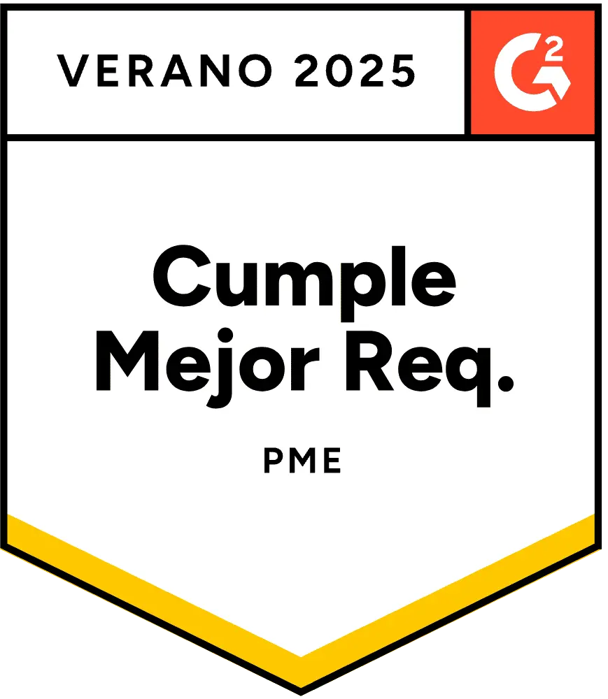 ZeroBounce ha sido reconocido por el Mejor Cumplimiento de Requisitos para Pequeñas Empresas según G2 para el Verano de 2025 como verificador de correos electrónicos.