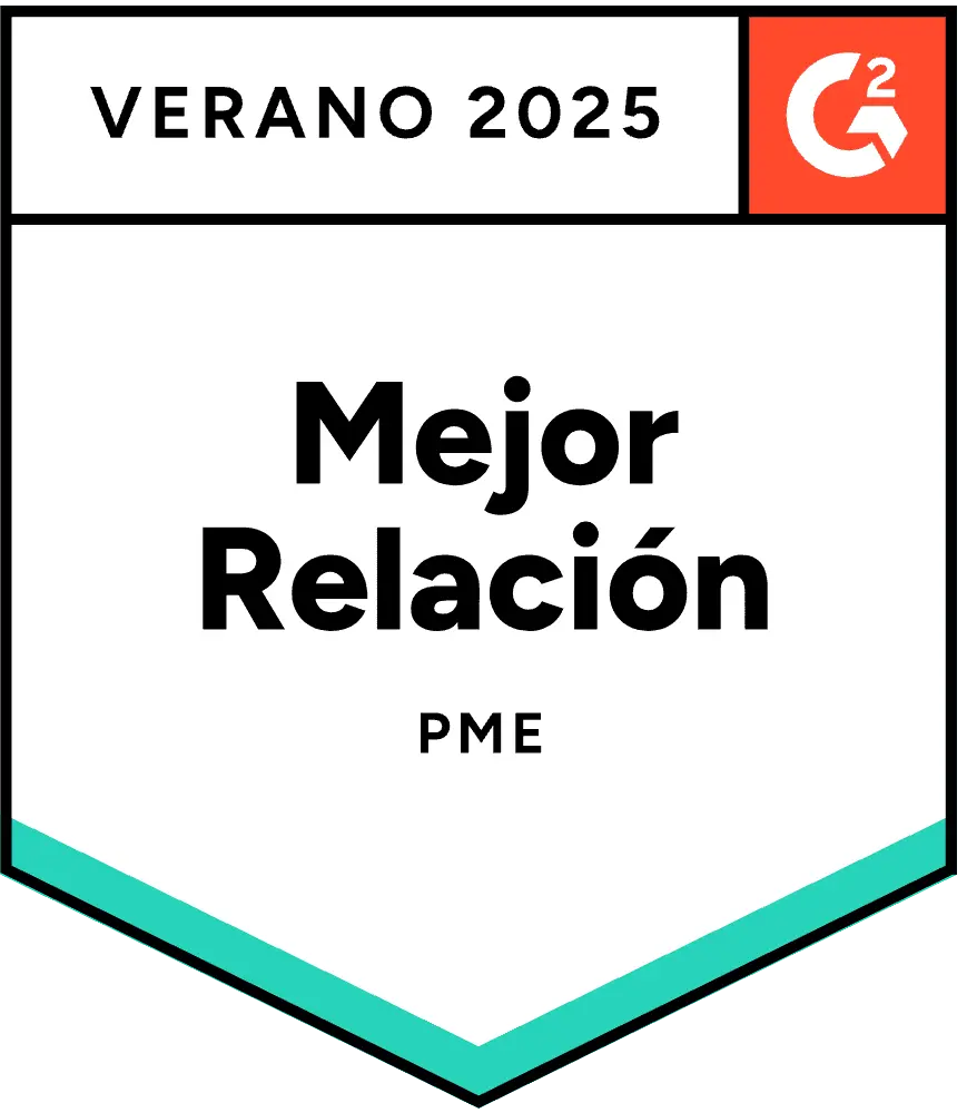 ZeroBounce ha logrado la Mejor Relación con el Cliente para Pequeñas Empresas según G2 para el Verano de 2025 como verificador de correos electrónicos.