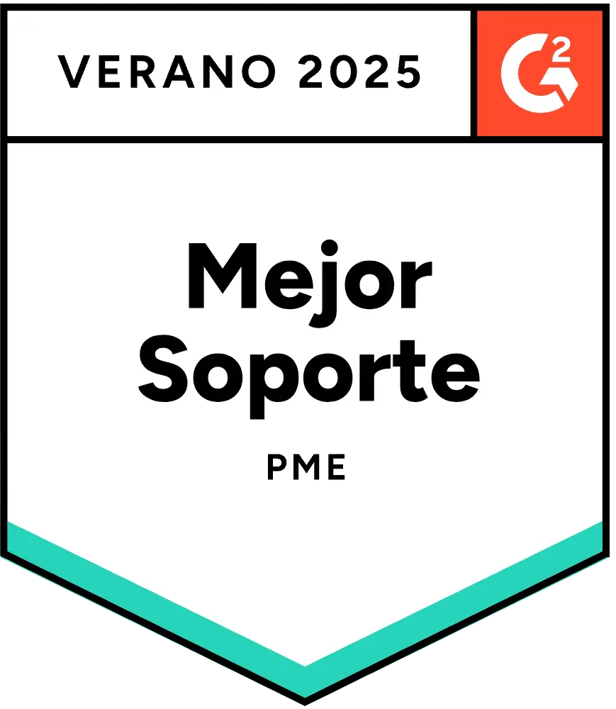 ZeroBounce ha logrado el Mejor Soporte para Pequeñas Empresas según G2 para el Verano de 2025 como verificador de correos electrónicos.