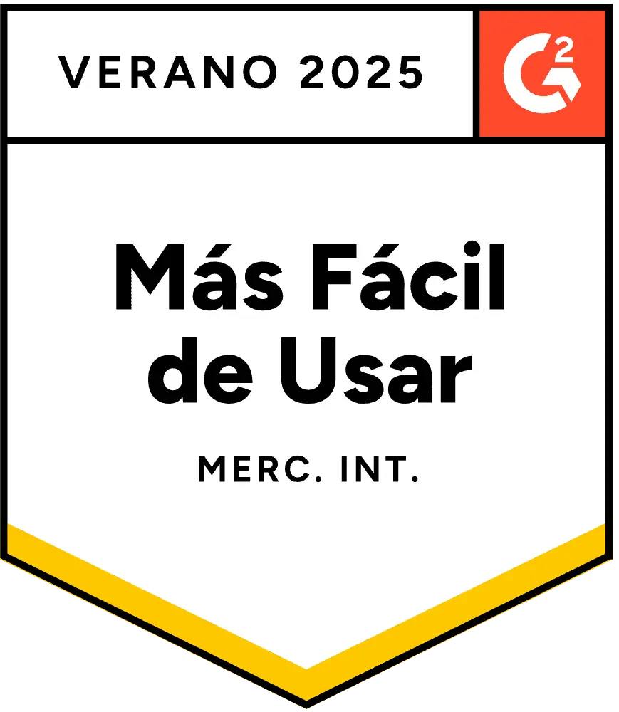 ZeroBounce ha sido reconocido como el Más Fácil de Usar para el Mercado Medio según G2 para el Verano de 2025 como verificador de correos electrónicos.