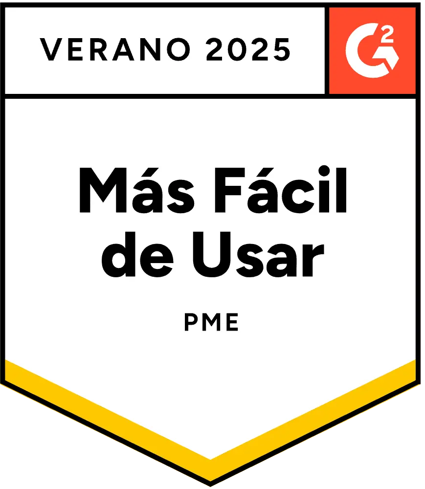 ZeroBounce ha sido reconocido como el Más Fácil de Usar para Pequeñas Empresas según G2 para el Verano de 2025 como verificador de correos electrónicos.