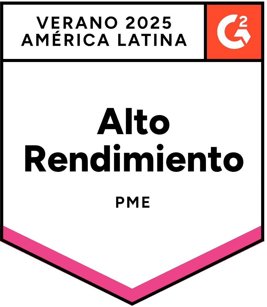 ZeroBounce es un Alto Desempeño en Pequeñas Empresas en América Latina en la categoría de Verificación de Correos Electrónicos con G2 para el Verano de 2025.