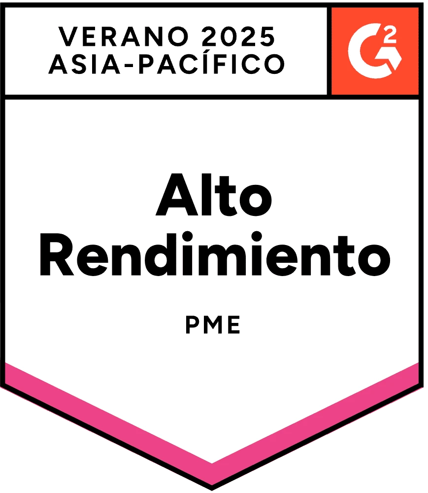 ZeroBounce es un Líder en Pequeñas Empresas en Asia-Pacífico en la categoría de Verificación de Correos Electrónicos con G2 para el Verano de 2025.