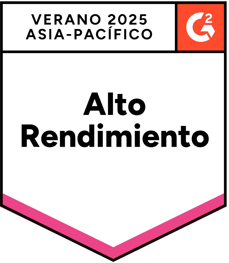 ZeroBounce es un Líder en Asia-Pacífico en la categoría de Verificación de Correos Electrónicos con G2 para el Verano de 2025.