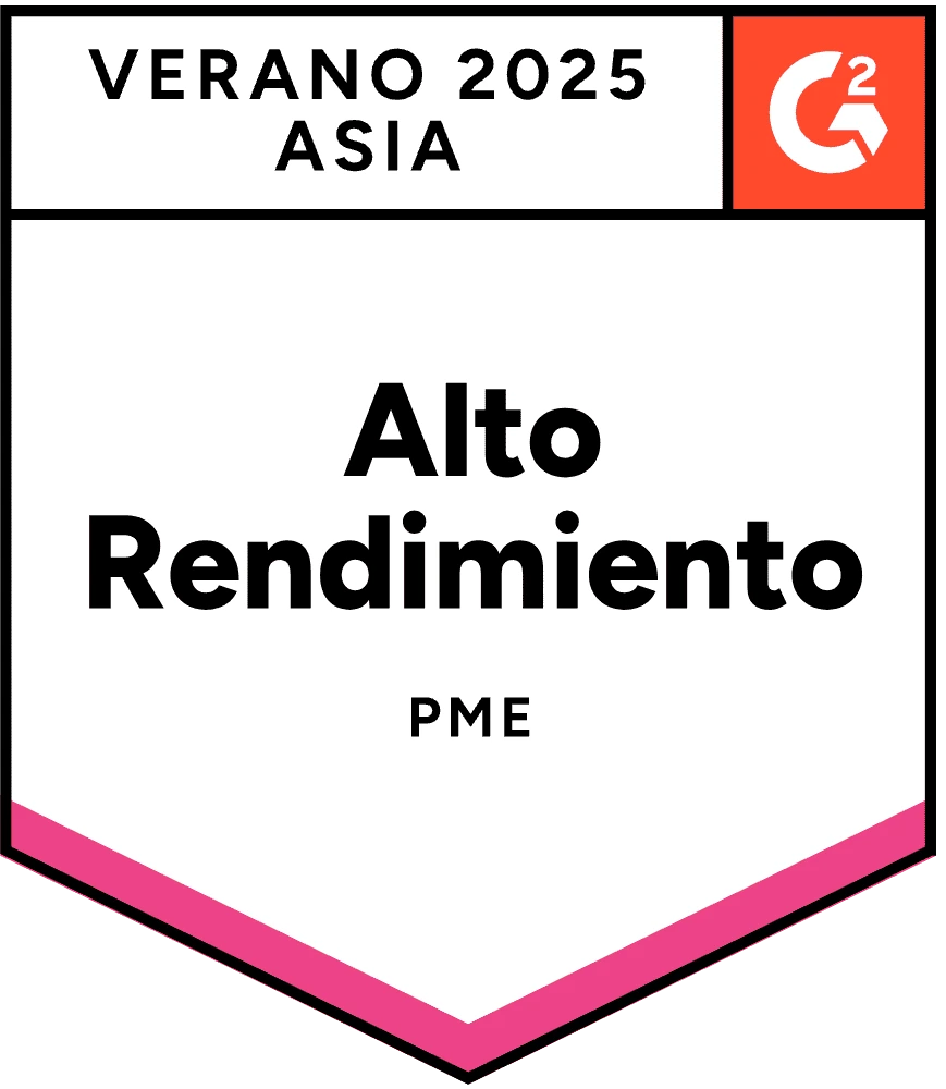 ZeroBounce es un Líder en el Mercado Medio en Asia en la categoría de Verificación de Correos Electrónicos con G2 para el Verano de 2025.