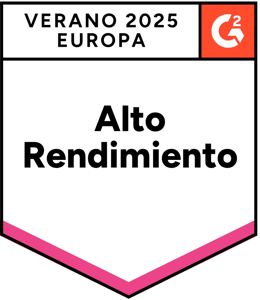 ZeroBounce es un Alto Desempeño en Europa en la categoría de Verificación de Correos Electrónicos con G2 para el Verano de 2025.