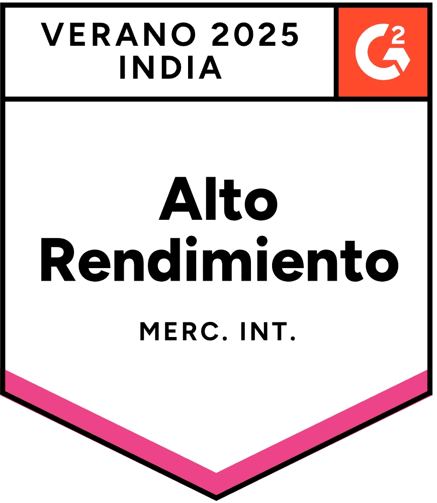 ZeroBounce es un Alto Desempeño en Pequeñas Empresas en India en la categoría de Verificación de Correos Electrónicos con G2 para el Verano de 2025.