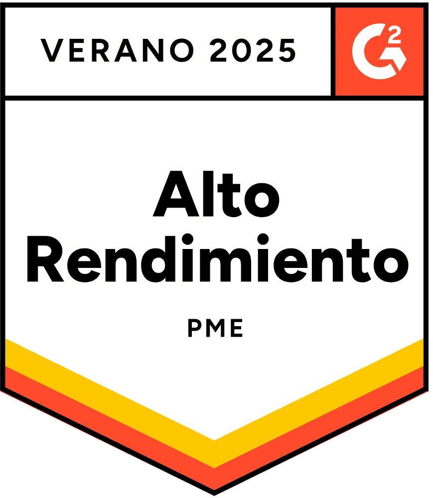ZeroBounce es un Alto Desempeño en Pequeñas Empresas en la categoría de Verificación de Correos Electrónicos con G2 para el Verano de 2025.