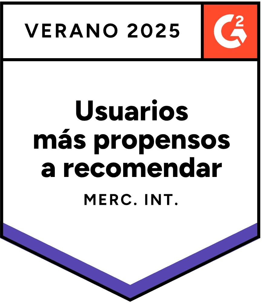 ZeroBounce ha ganado la insignia de G2 de Recomendado por Usuarios del Mercado Medio en la categoría de Verificación de Correos Electrónicos para el Invierno de 2025.