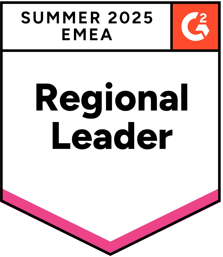 ZeroBounce is a Leader in EMEA in the Email Verification category with G2 for the Summer of 2025.