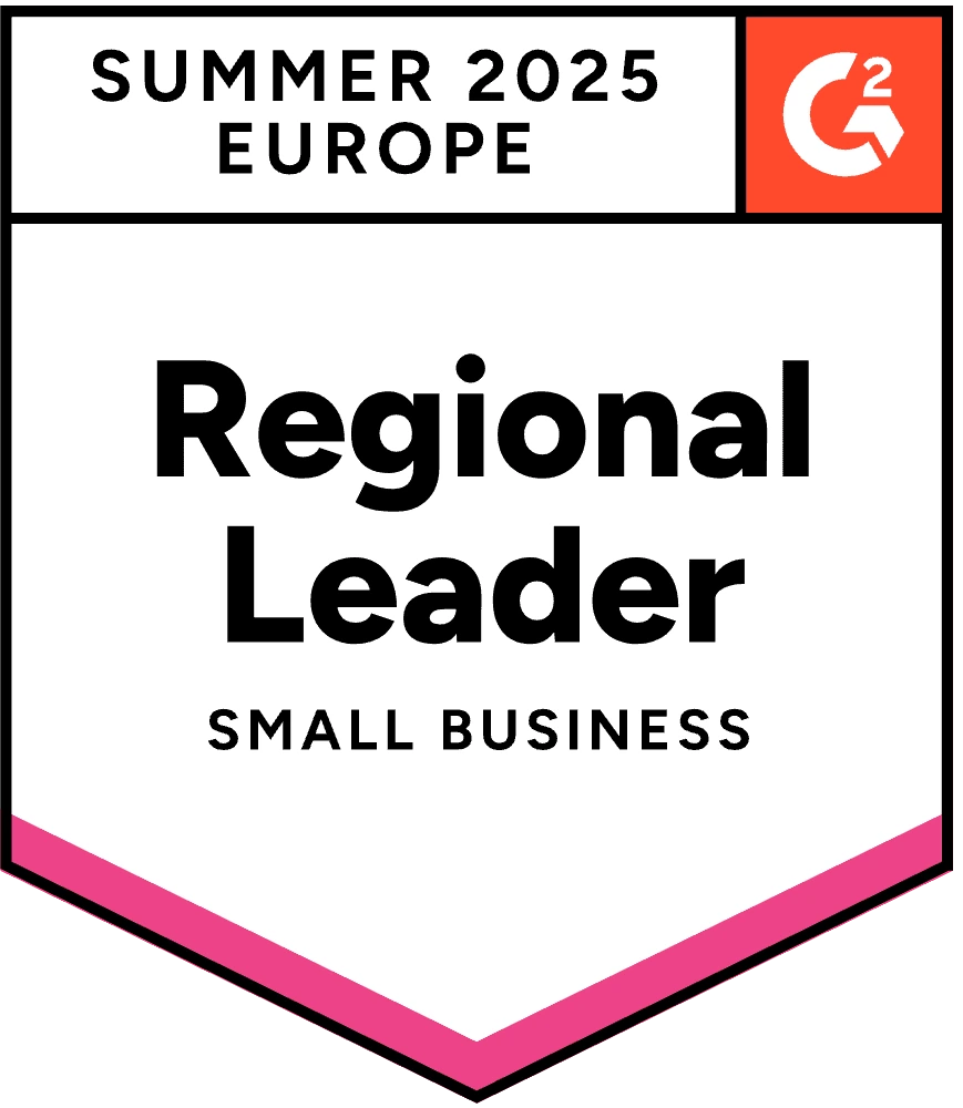 ZeroBounce is a Small Business Leader in Europe in the Email Verification category with G2 for the Summer of 2025.