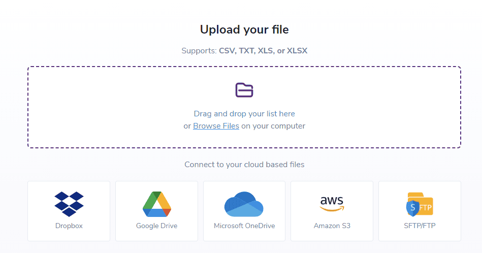 2. Ve a Validar o Calificar y selecciona Amazon S3