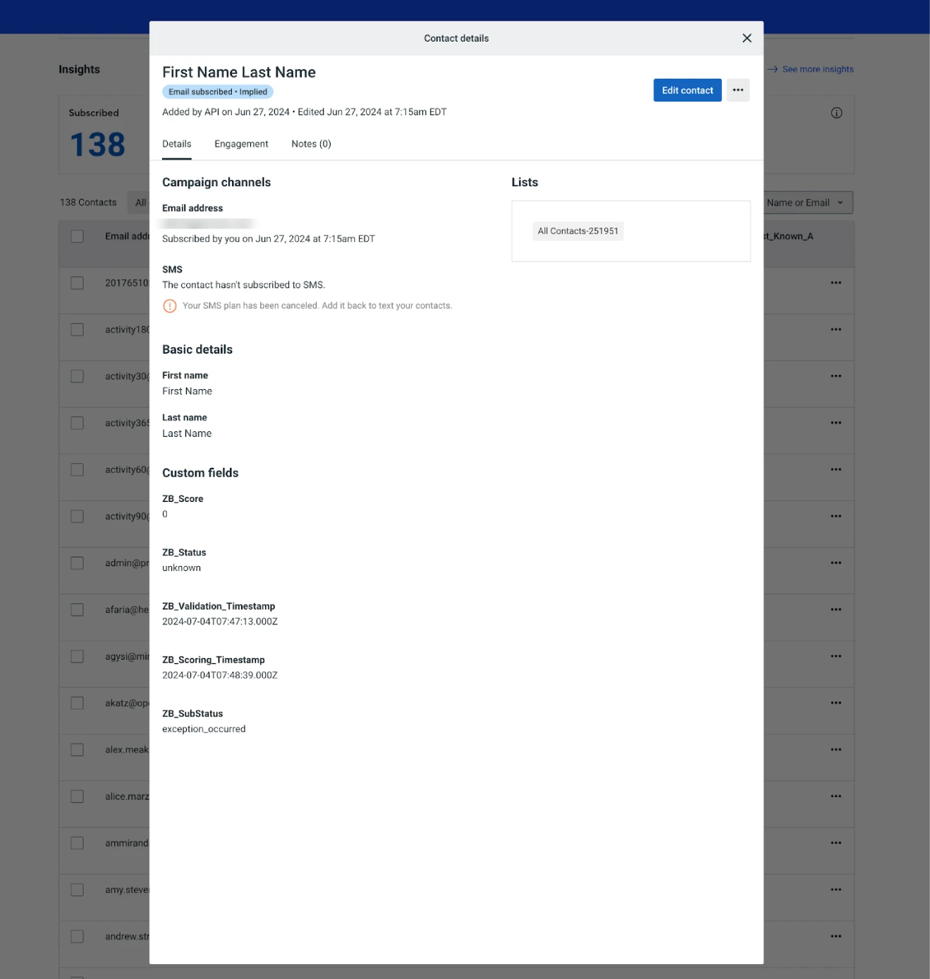Etiquetas esenciales para mantener información de contacto actualizada y precisa