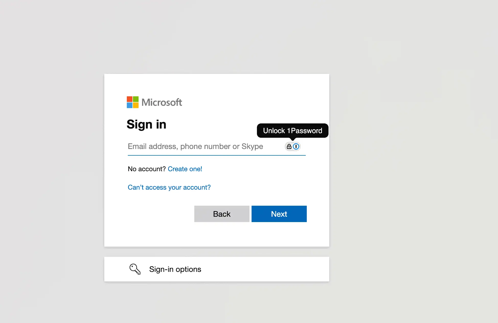 Seleccionar esta opción redirigirá al usuario al inicio de sesión de Outlook. Inserte sus detalles de cuenta y haga clic en siguiente