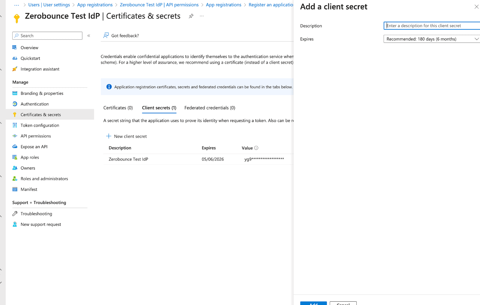Establezca un nombre y elija una fecha de caducidad