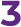 Number 3 Icon