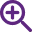 magnifying glass with a plus symbol