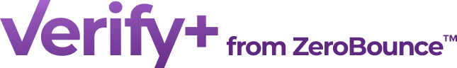 Verify+ from ZeroBounce logo