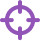 Crosshairs representing a role-based email targeting a specific role or department