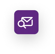 Man smiling as he uses the ZeroBounce email finder to connect with new people in his industry