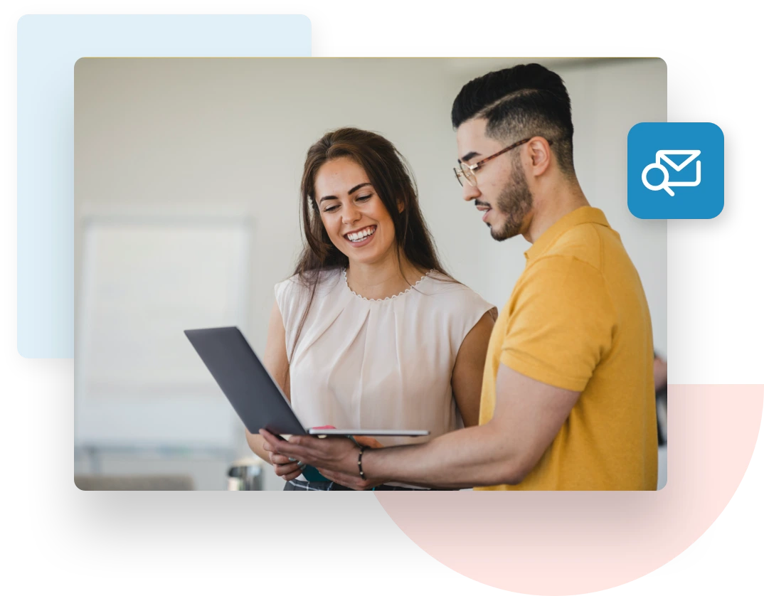 Business partners reading the ZeroBounce docs to get started with the email verification API