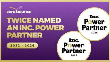 ZeroBounce Named a 2026 Inc. Power Partner for the Second Time
