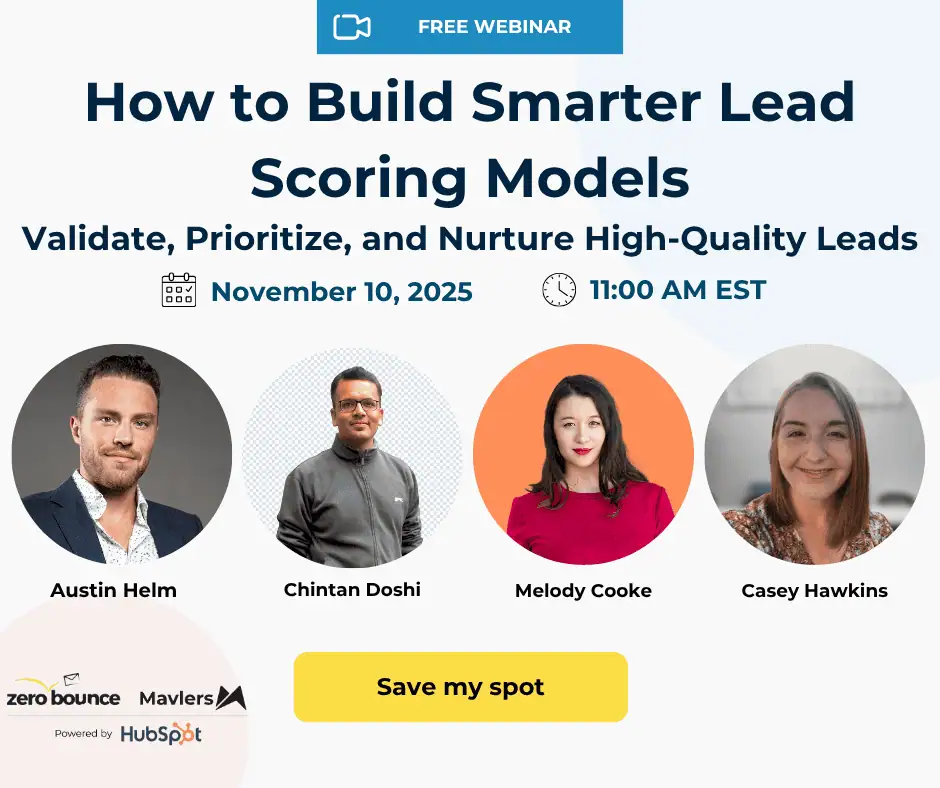 How to Build Smarter Lead Scoring Models | Webinar