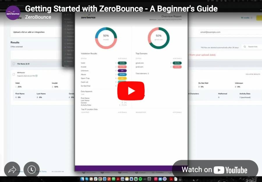 Play Email Scrubbing recording