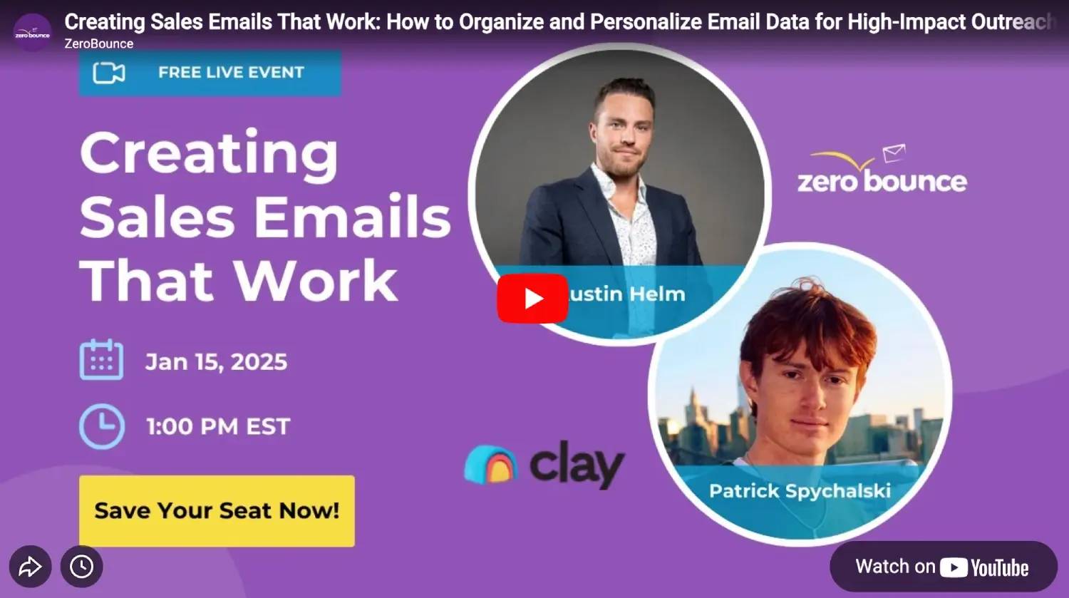 A video player with a play button and a progress bar.