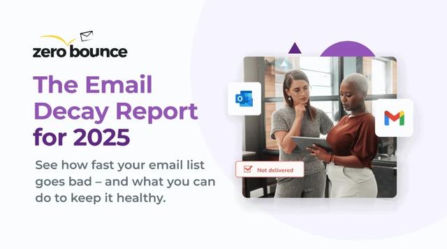 Informe sobre la degradación de listas de correo: qué tan rápido se deterioran tus datos