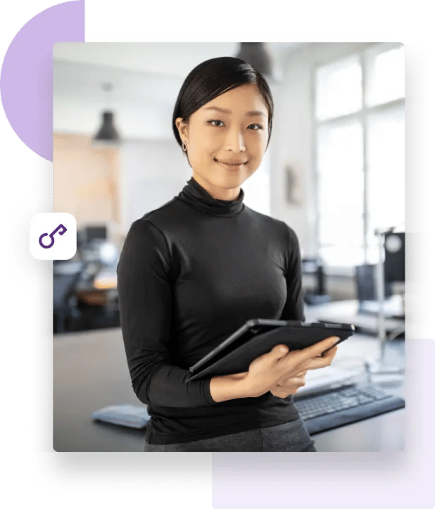 Logos for SOC 2 compliance, SOC 2 Type 2 compliance, ISO 27001 certification as well as CCPA, GDPR, and Data Privacy Framework (DPF) compliance