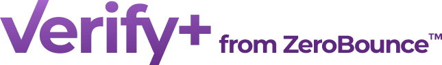 Verify+ from ZeroBounce logo