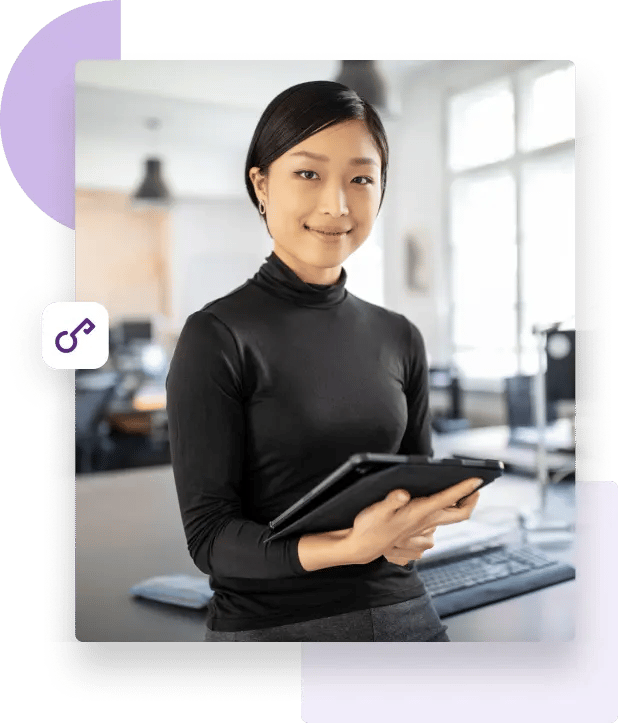 Logos for SOC 2 compliance, SOC 2 Type 2 compliance, ISO 27001 certification as well as CCPA, GDPR, and Data Privacy Framework (DPF) compliance