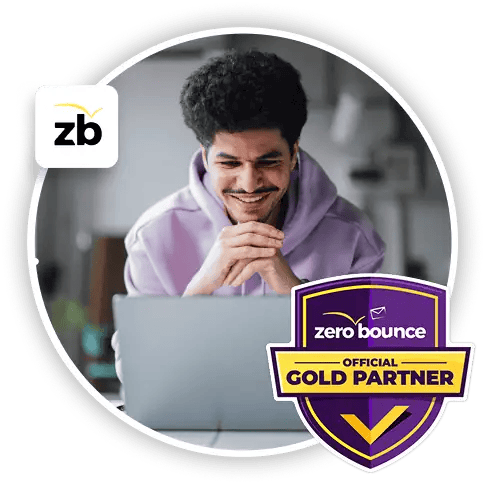 ZeroBounce Agency Gold Partner Badge introduction