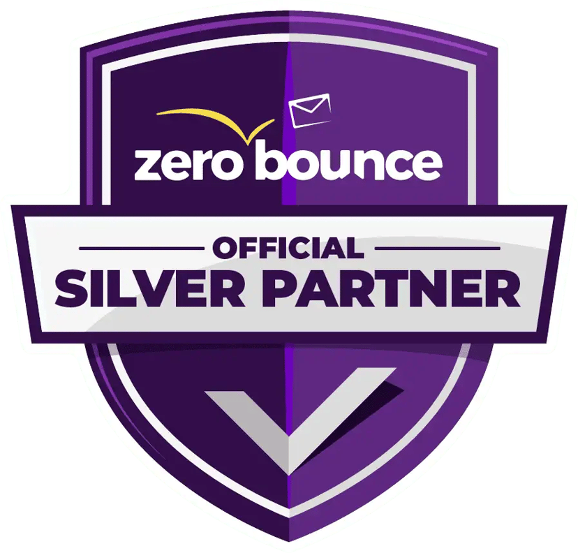ZeroBounce Official Silver Partner Badge
