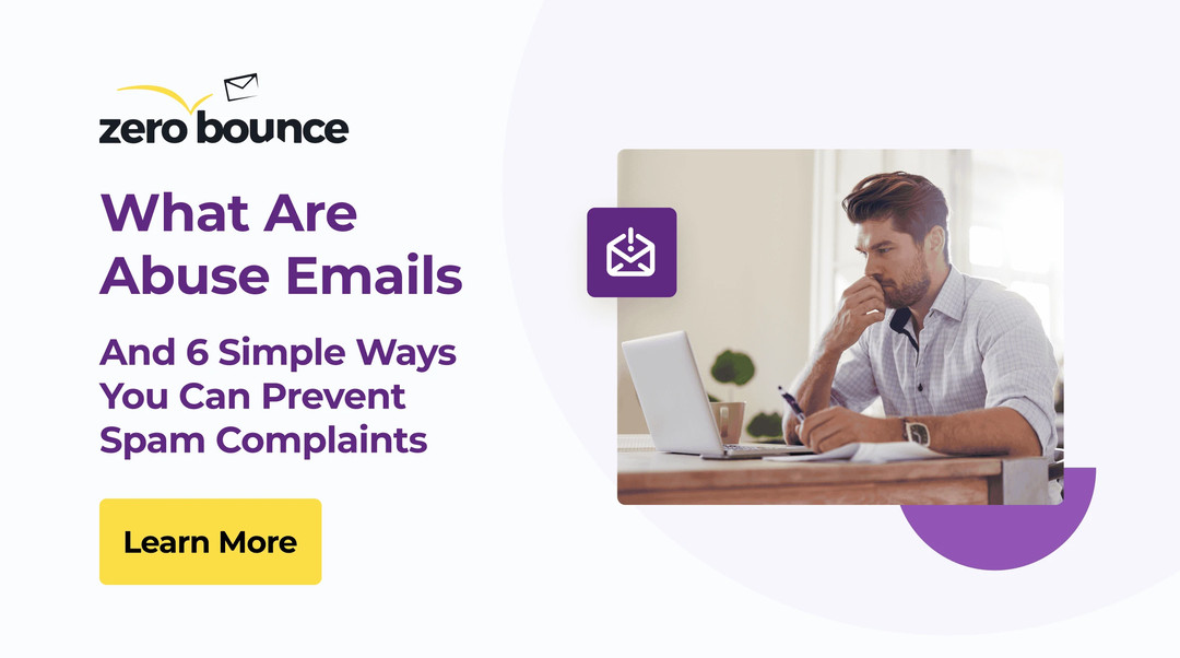 Marketer reviewing email list health to prevent abuse emails and spam complaints