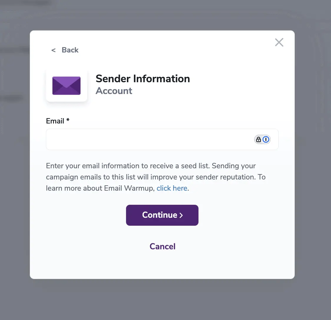 Choosing “Let ZeroBounce manage the email sending”.