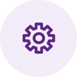 Settings gear for automation