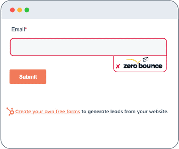 HubSpot Forms email validation