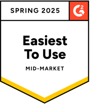ZeroBounce has become a Mid-Market Easiest To Use for G2 for the Spring of 2025 as the email verifier.