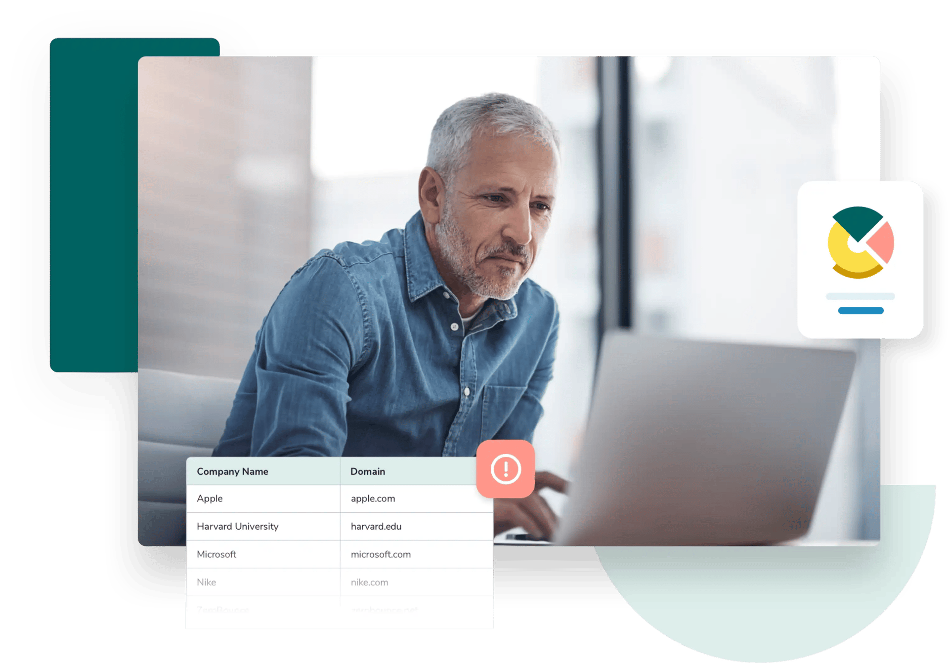 Older man monitoring how spam complaints impact his email sender reputation