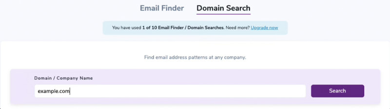 Domain search