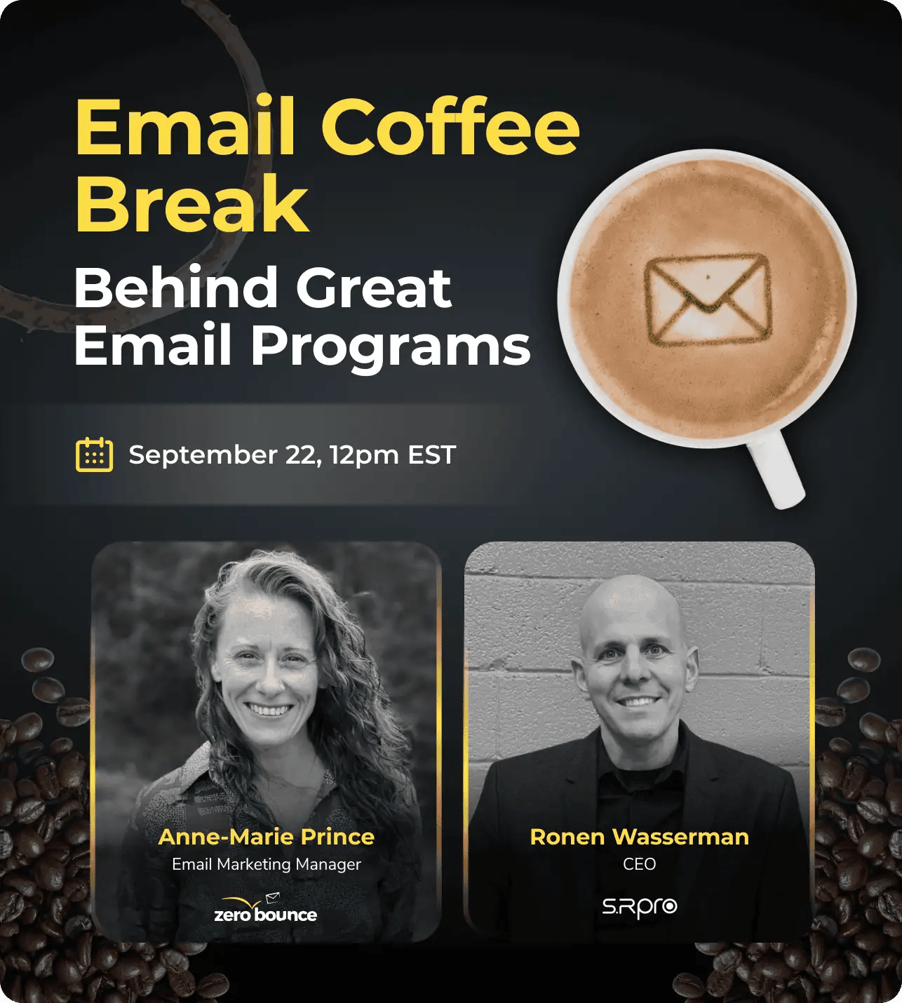 Email Coffee Break Hero Section