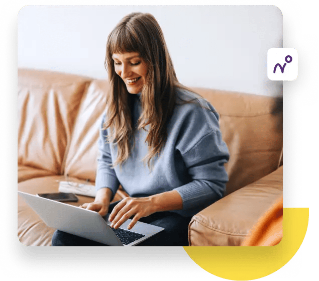 Person reviewing email validation results on a laptop