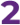 Number 2 Icon