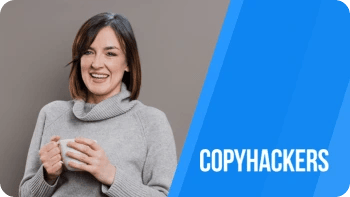 Joana Wiebe of Copyhackers smiles, talking about her ZeroBounce case study results.