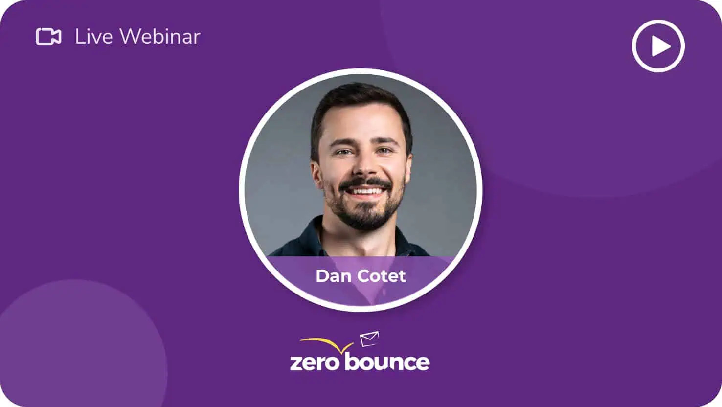 Free live webinar: ZeroBounce Product Updates, part of our quarterly product update series, hosted by Chief Product Officer Dan Cotet.