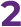 Number 2 Icon