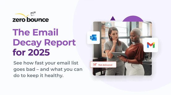 Informe sobre la degradación de listas de correo: qué tan rápido se deterioran tus datos
